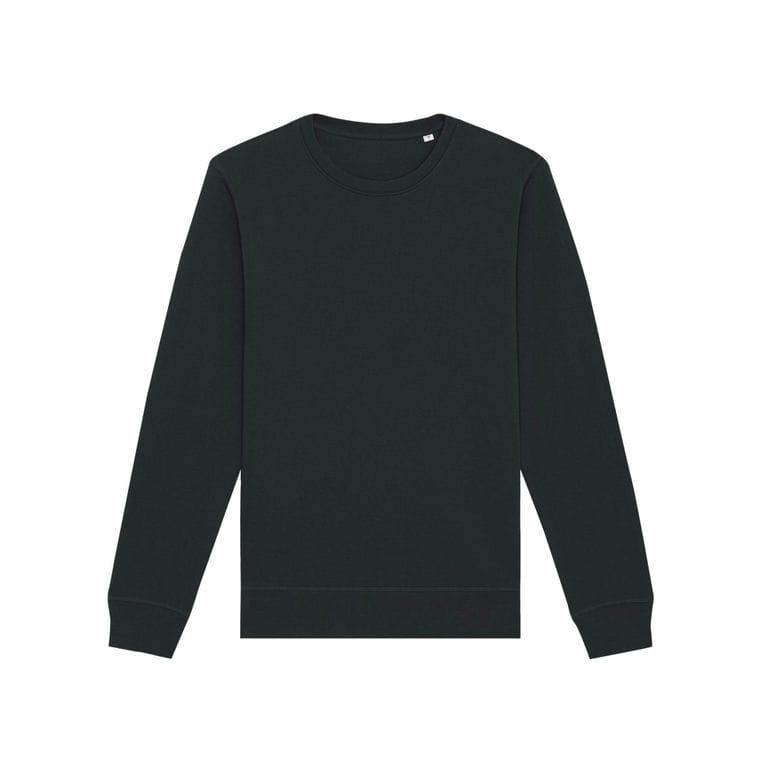 Bluză cu guler rotund Unisex Roller Black 2XS