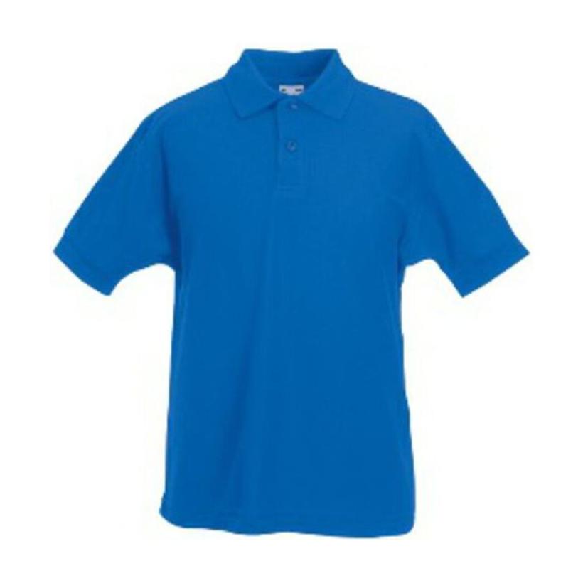 Tricou Polo pentru copii Pique Albastru 7 - 8 ani