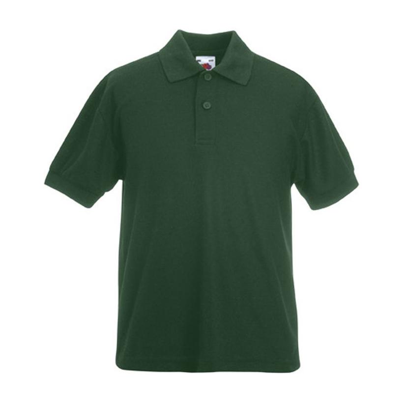 Tricou Polo pentru copii Pique Verde 9 - 11 ani