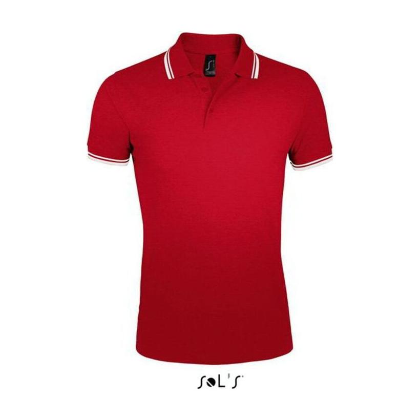 Tricou Polo pentru bărbați Solo's Pasadena Rosu XL