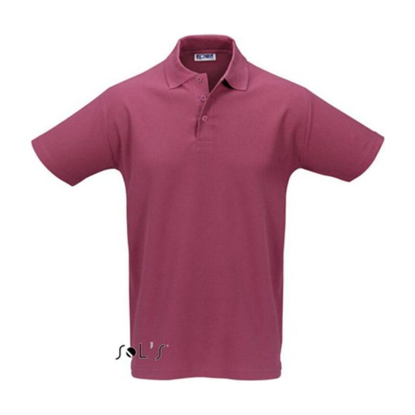 Tricou Polo pentru bărbați Sol's Spring Iimen's Pique Bordeaux XL