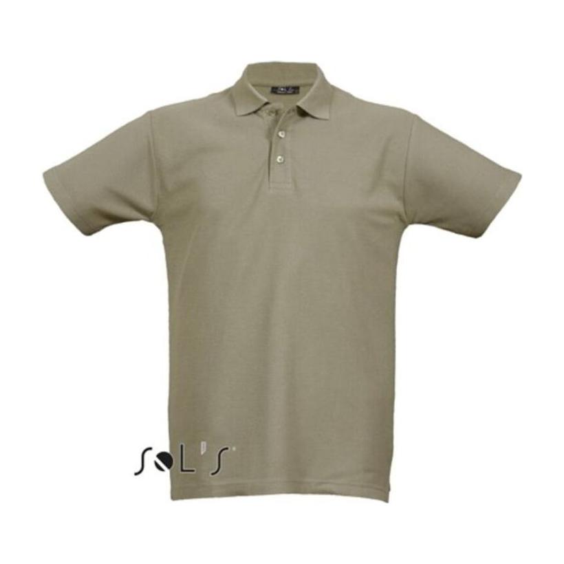 Tricou Polo pentru bărbați Sol's Spring Iimen's Pique Maro XL