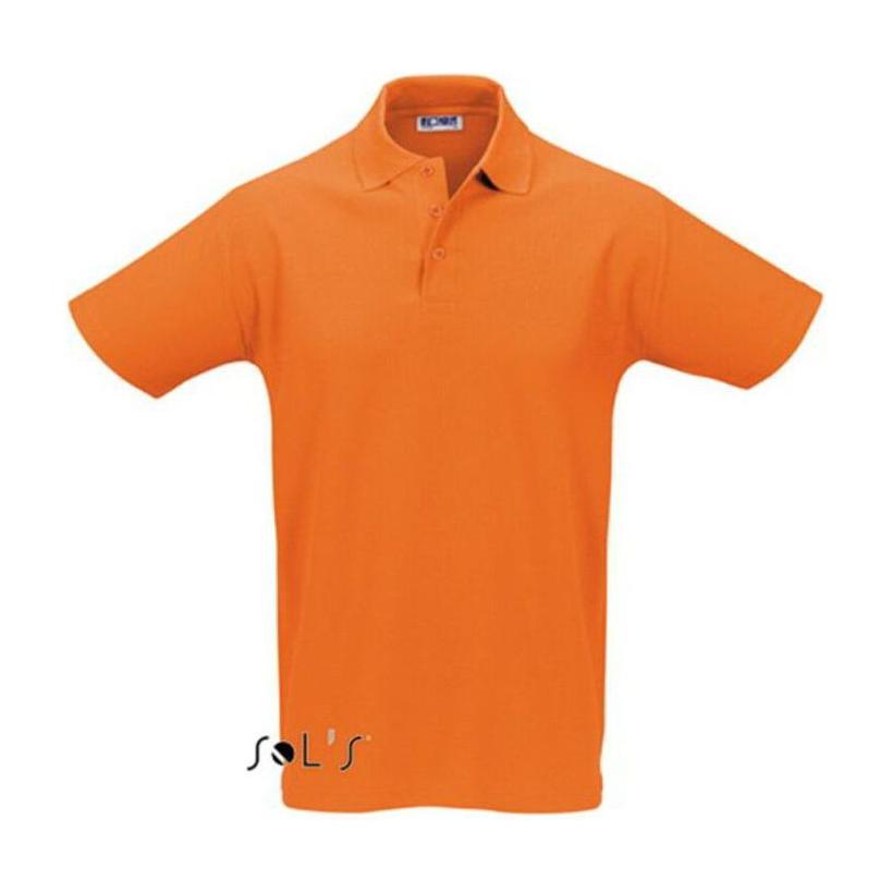 Tricou Polo pentru bărbați Sol's Spring Iimen's Pique Portocaliu XL