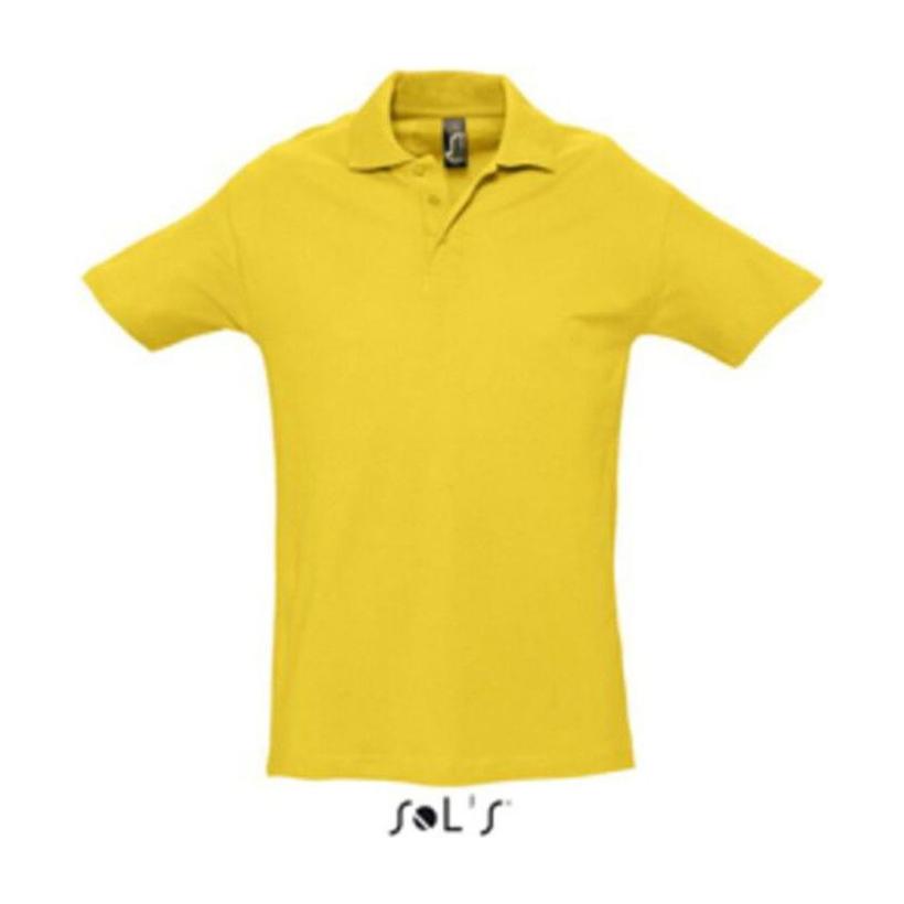 Tricou Polo pentru bărbați Sol's Spring Iimen's Pique Portocaliu L