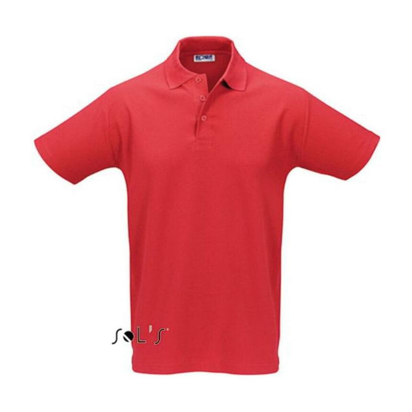 Tricou Polo pentru bărbați Sol's Spring Iimen's Pique Rosu XL