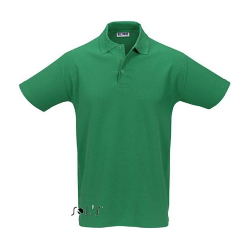 Tricou Polo pentru bărbați Sol's Spring Iimen's Pique Verde M