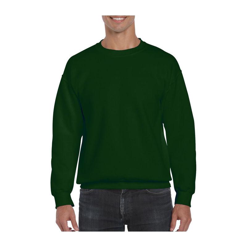 Bluza cu guler rotund pentru bărbați Gildan DryBlend® Verde L