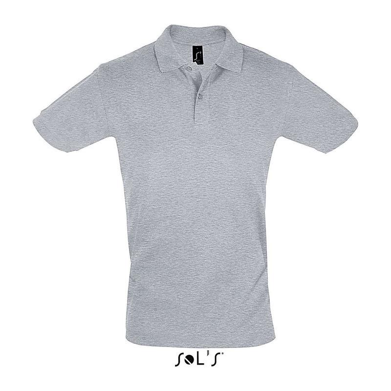 Tricou polo pentru bărbați Sol's Perfect Grey Melange 3XL