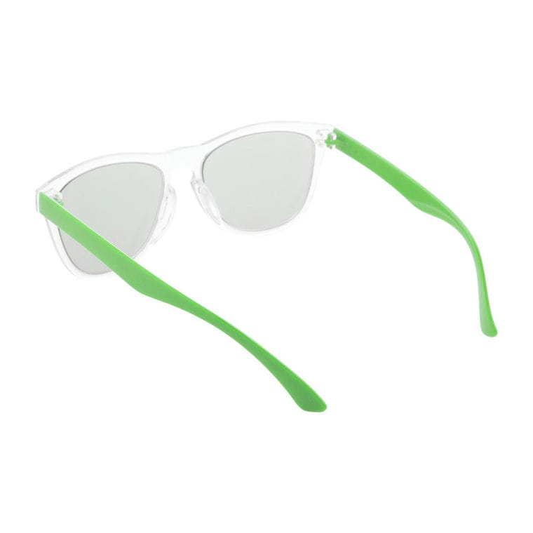 Ochelari de soare cu design unic CreaSun verde deschis