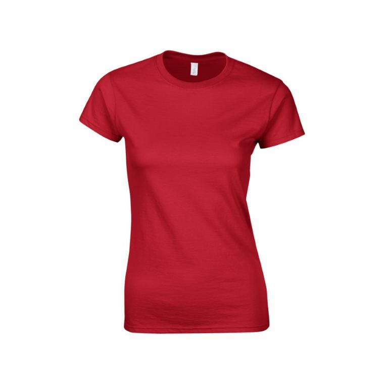Tricou damă Softstyle Lady roșu XXL
