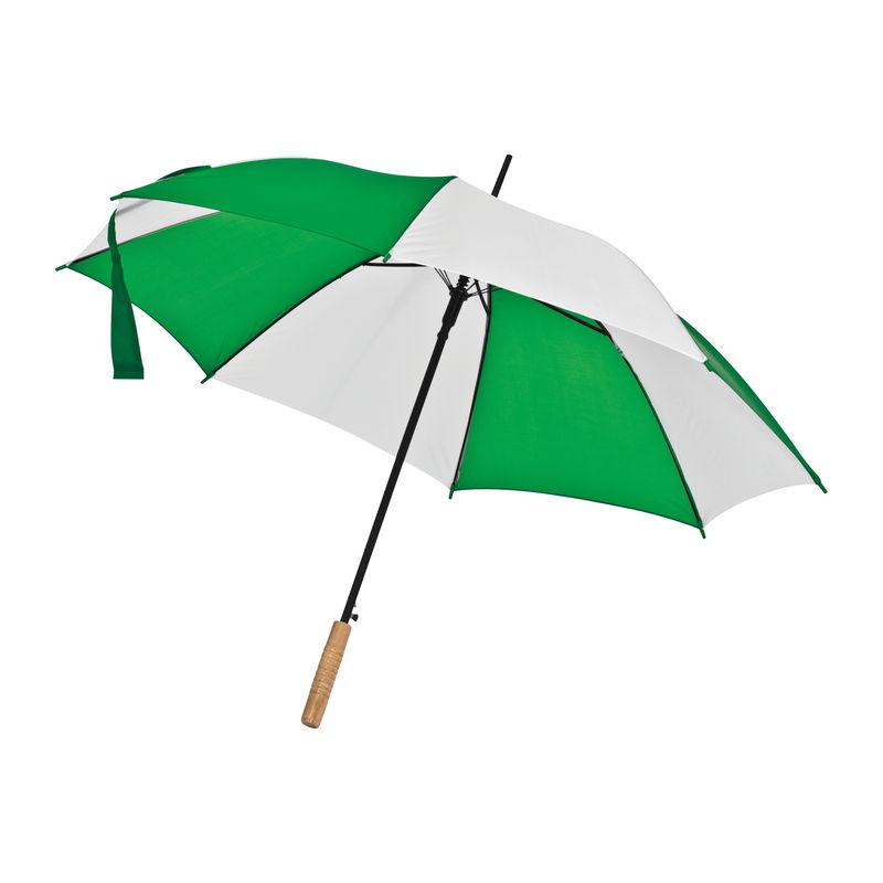 Umbrelă automată bicoloră  Verde