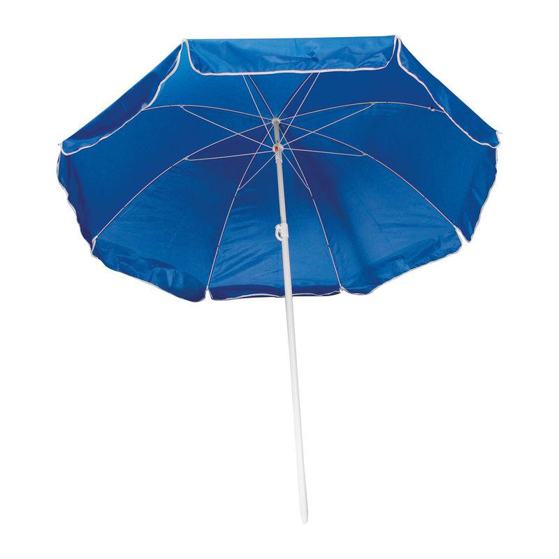 Umbrelă de plajă în husă transparentă Albastru