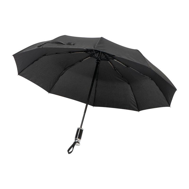 Umbrelă automată de buzunar Negru