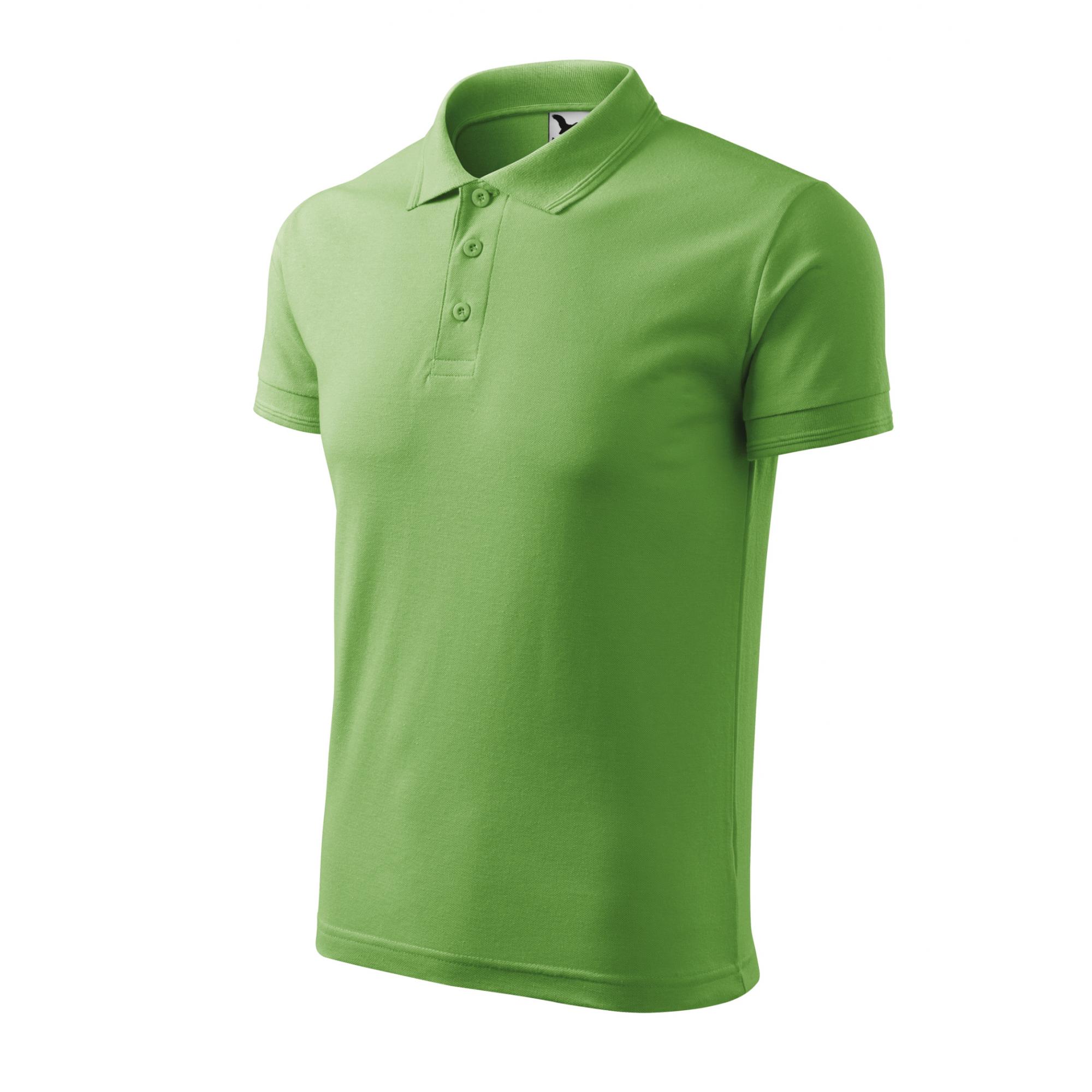 Tricou polo pentru bărbaţi Pique Polo 203 Verde iarba XL