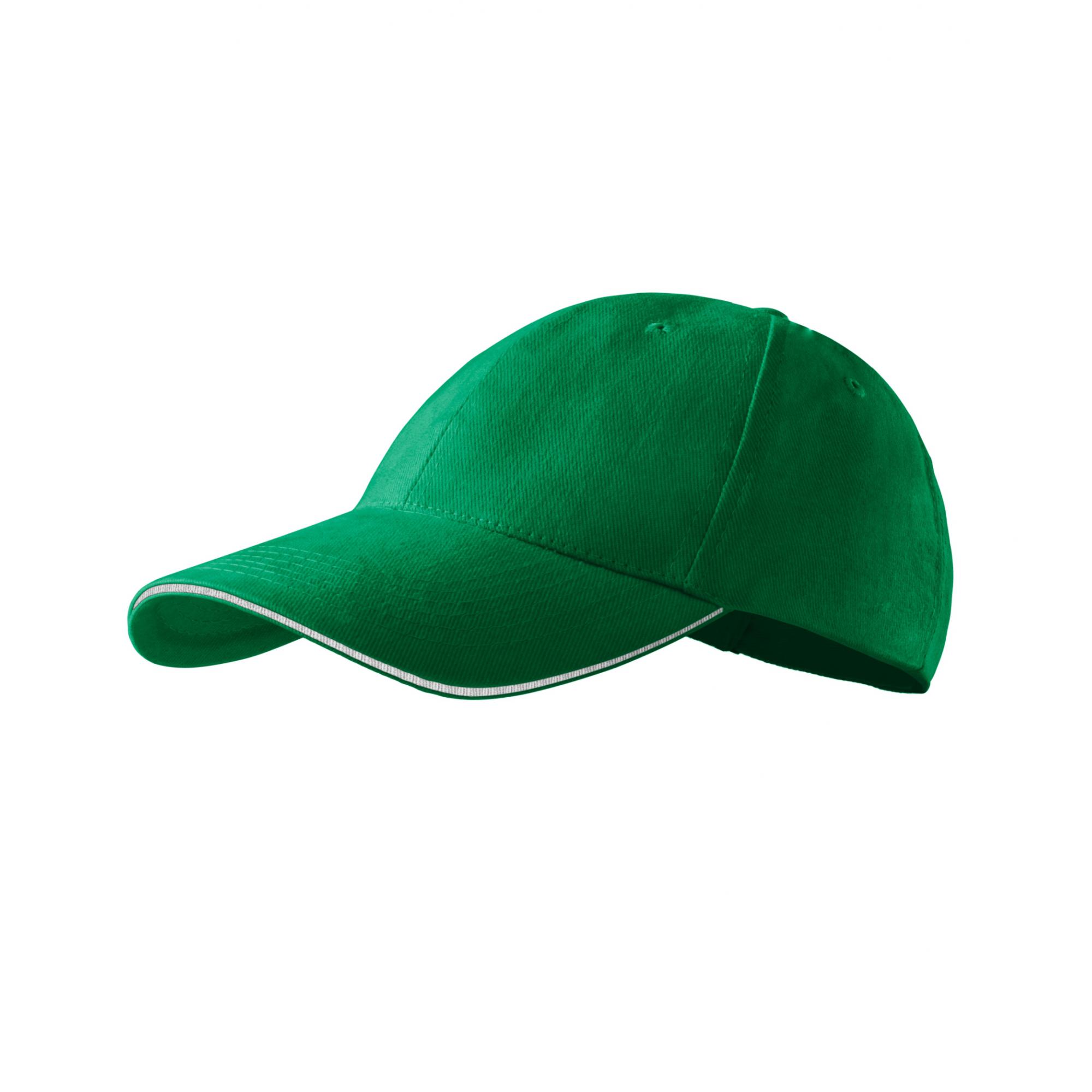 Şapcă unisex Sandwich 6P 306 Verde mediu Marime universala