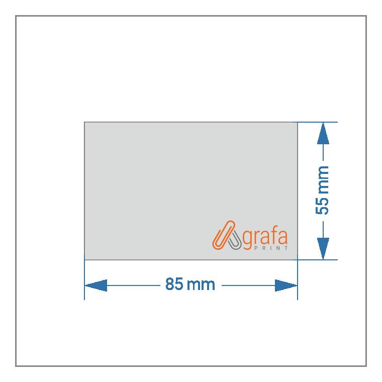85 x 55 mm - landscape