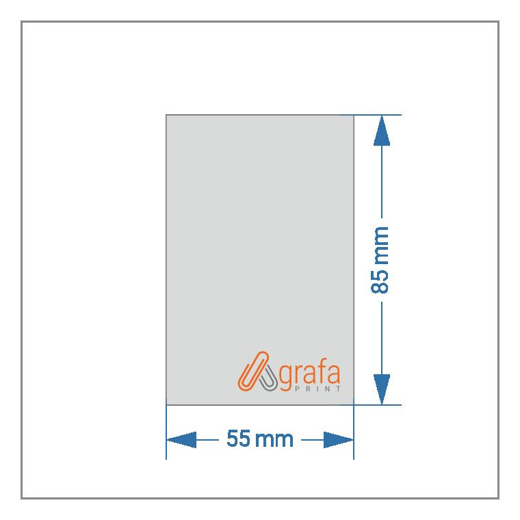55 x 85 mm - portrait