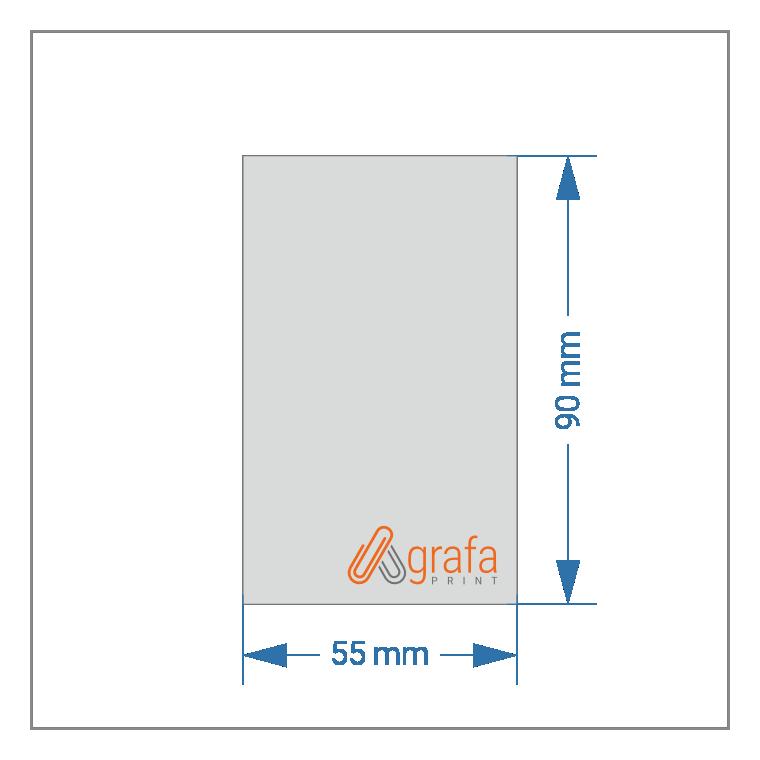 55 x 90 mm - portrait
