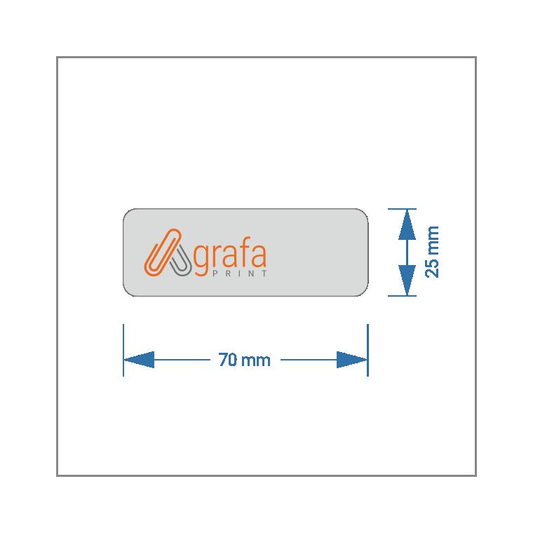 70 x 25 mm