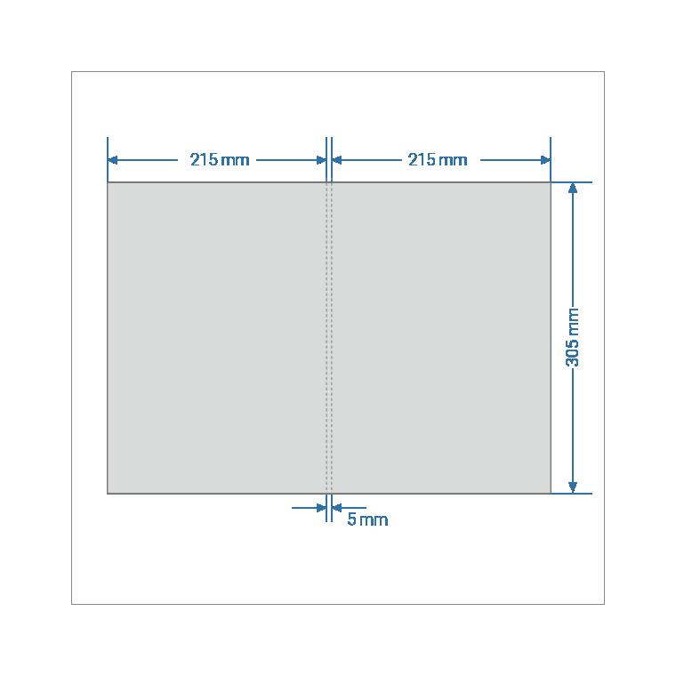 Mapă 215 x 305 mm, dublu-big 5 mm