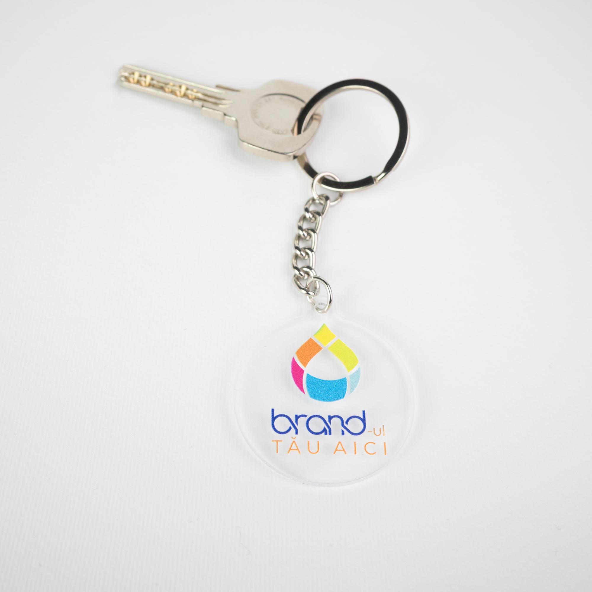 Brelocuri din plastic personalizate 