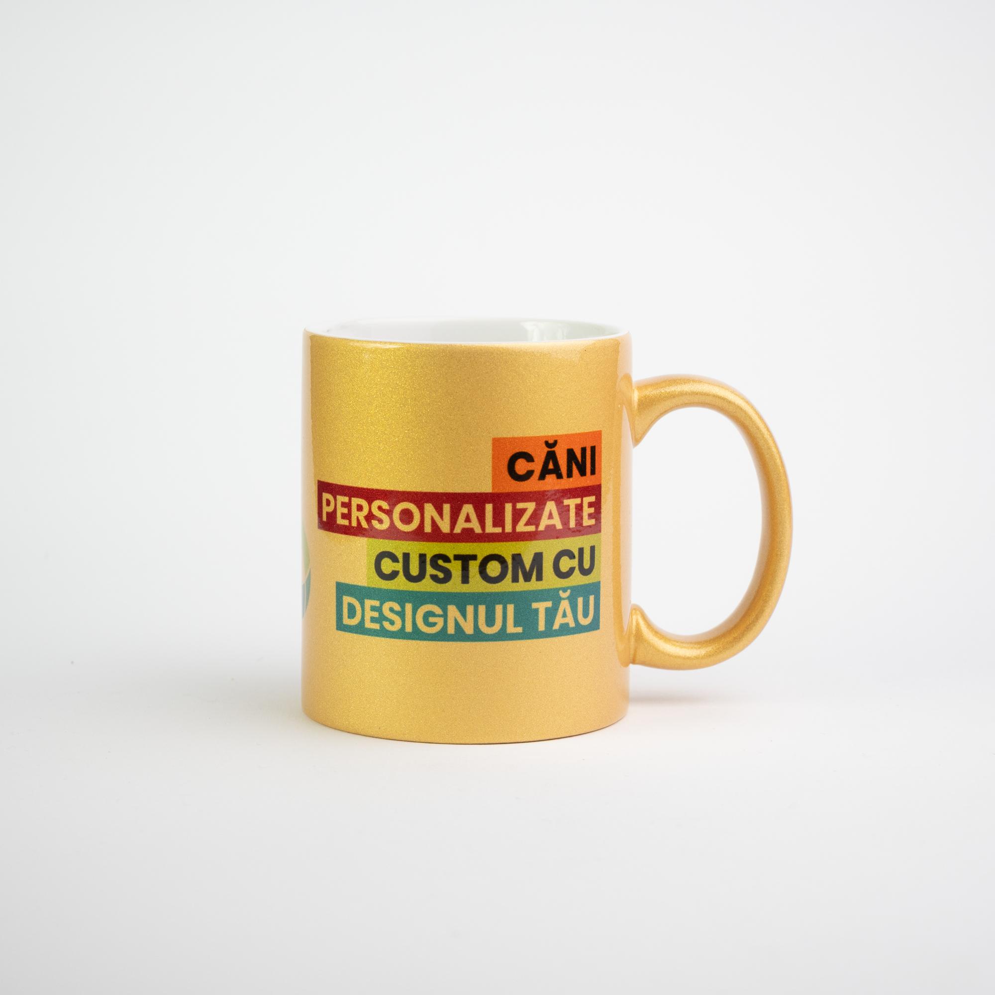 Căni cilindrice sidefate personalizate prin sublimare