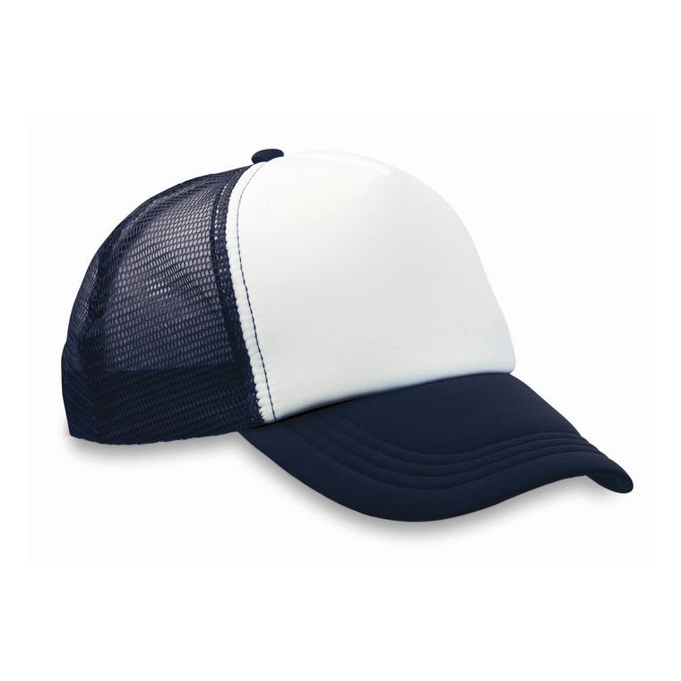 Şapcă din poliester (plasă, în TRUCKER CAP Albastru