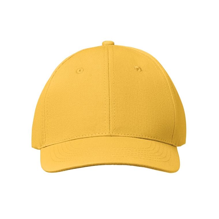 Șapcă cu 6 panele BASIE Galben