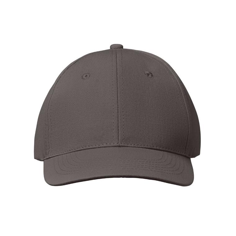 Șapcă cu 6 panele BASIE Gri închis