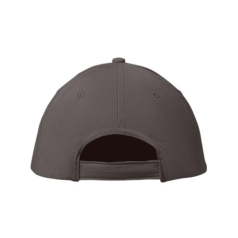 Șapcă cu 6 panele BASIE Gri închis