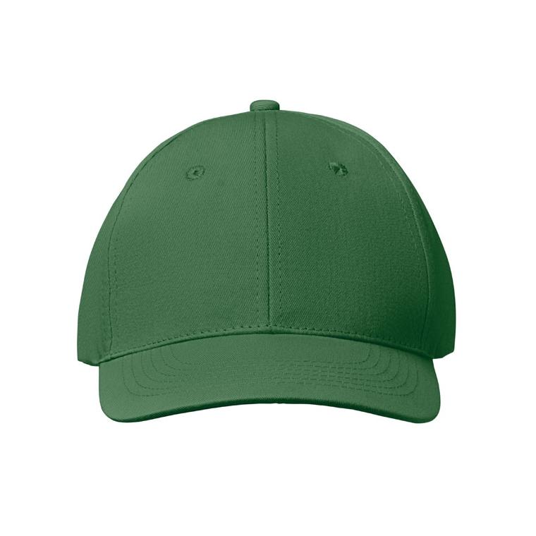 Șapcă cu 6 panele BASIE Verde Inchis