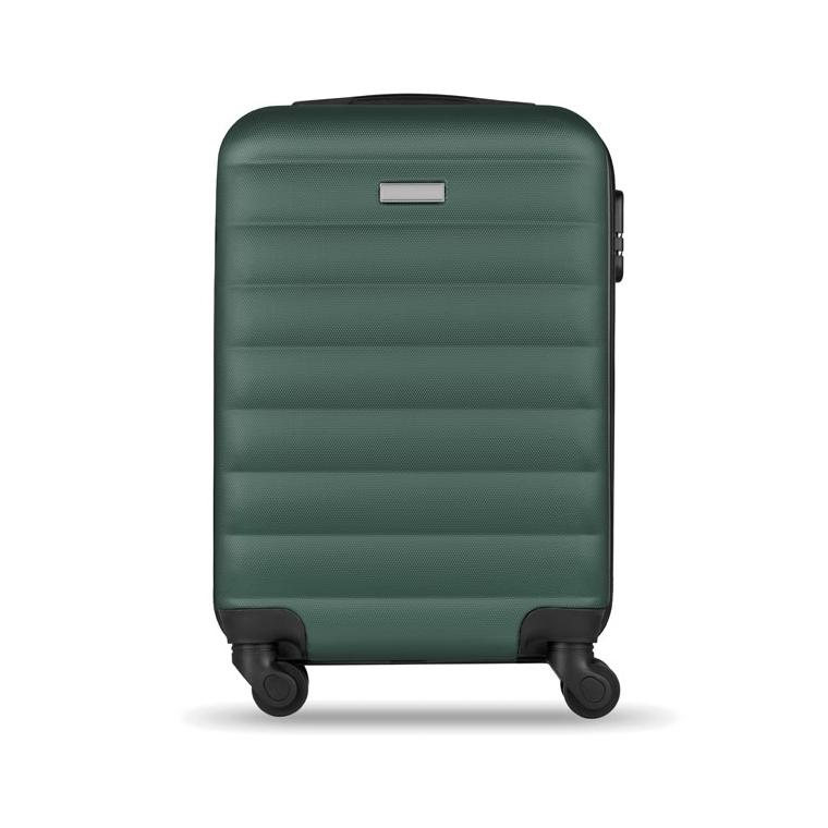 Trolley carcasă tare BUDAPEST Verde Inchis
