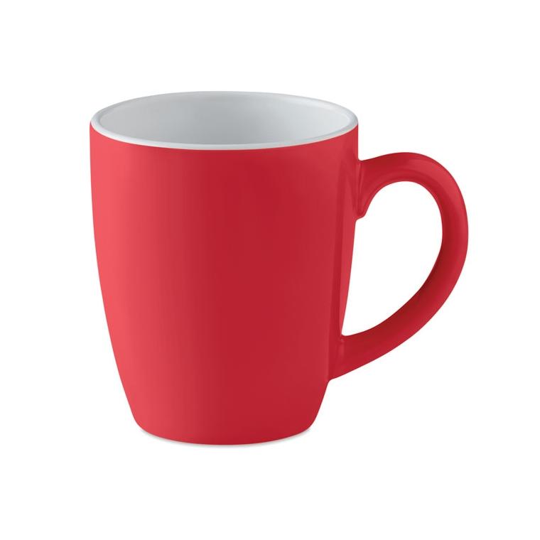 Cană ceramică colorată COLOUR TRENT Roșu