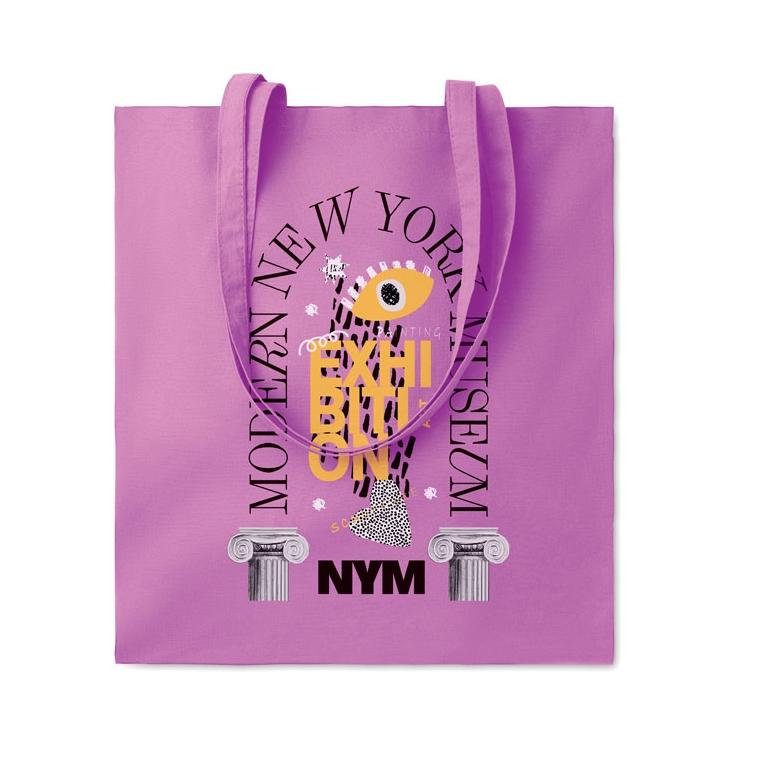 Sacoşă cumpărături cu mânere COTTONEL COLOUR + Violet