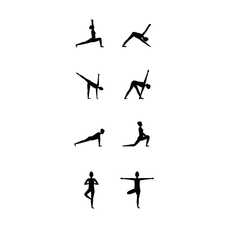 Saltea yoga EVA 4.0, cu husă YOGI Negru
