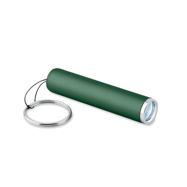 Lanternă plastic, logo luminos SANLIGHT Verde Inchis
