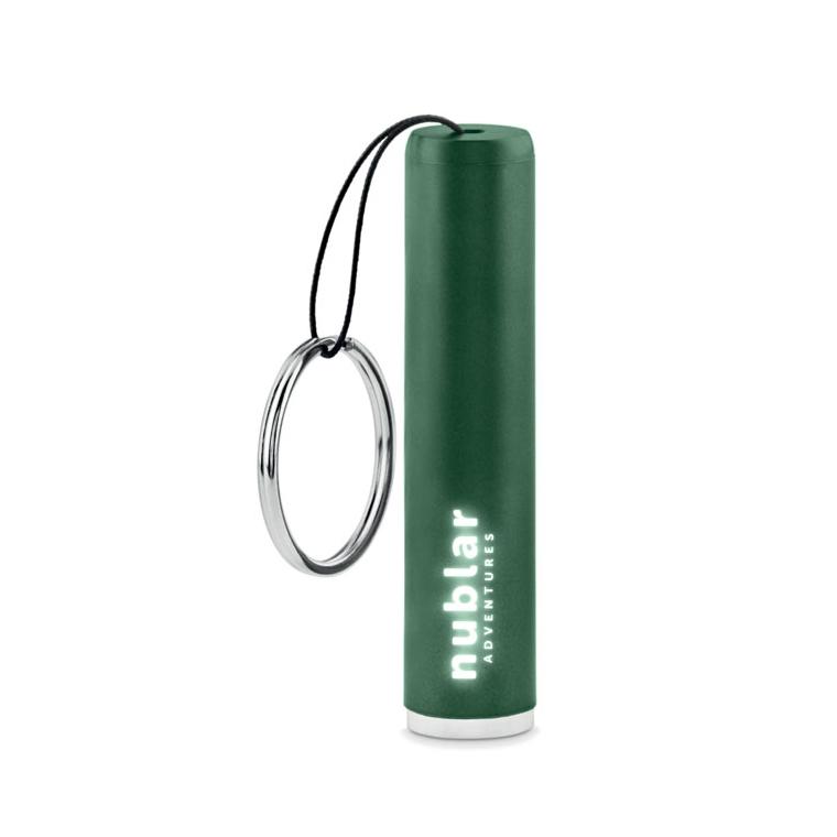 Lanternă plastic, logo luminos SANLIGHT Verde Inchis