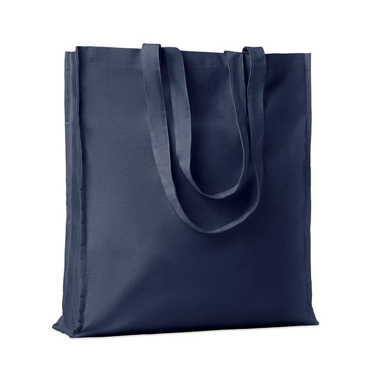 Sacoșă din bumbac și clini PORTOBELLO Navy 