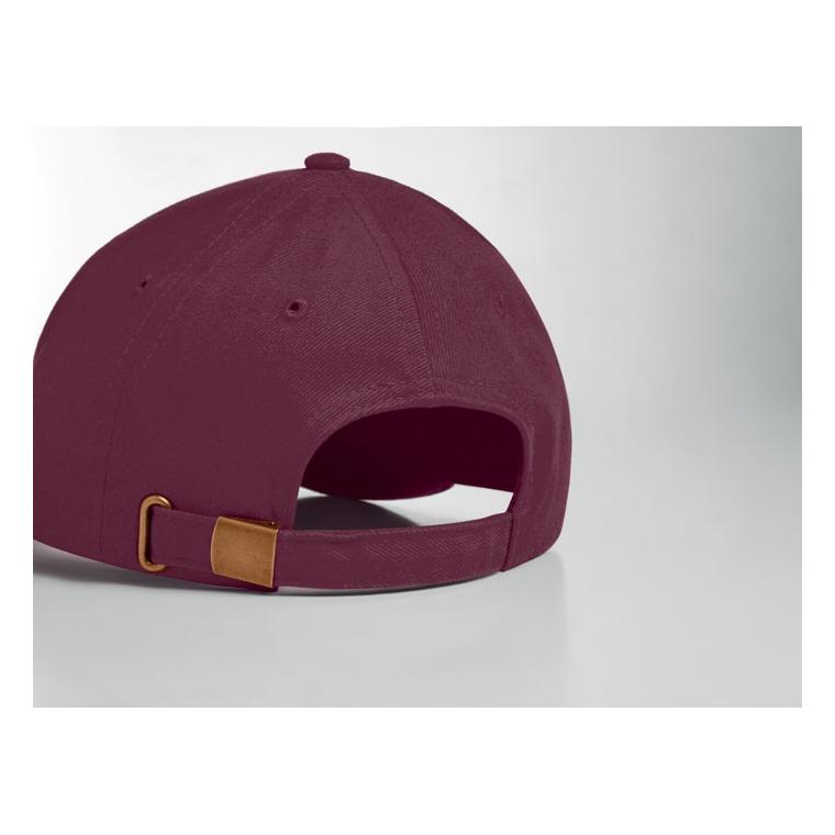 Șapcă baseball din bumbac TEKAPO Vișiniu