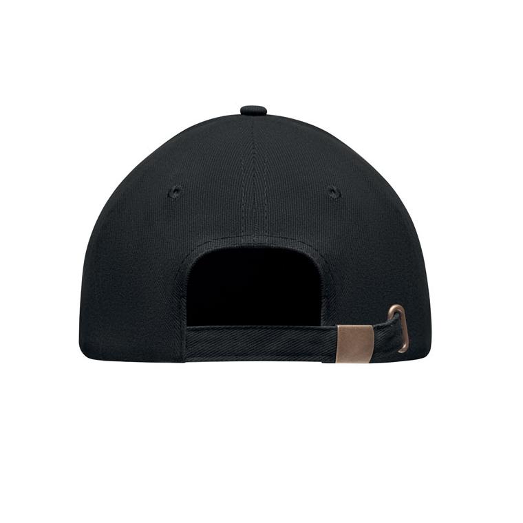Șapcă baseball din bumbac TEKAPO Negru / Roșu