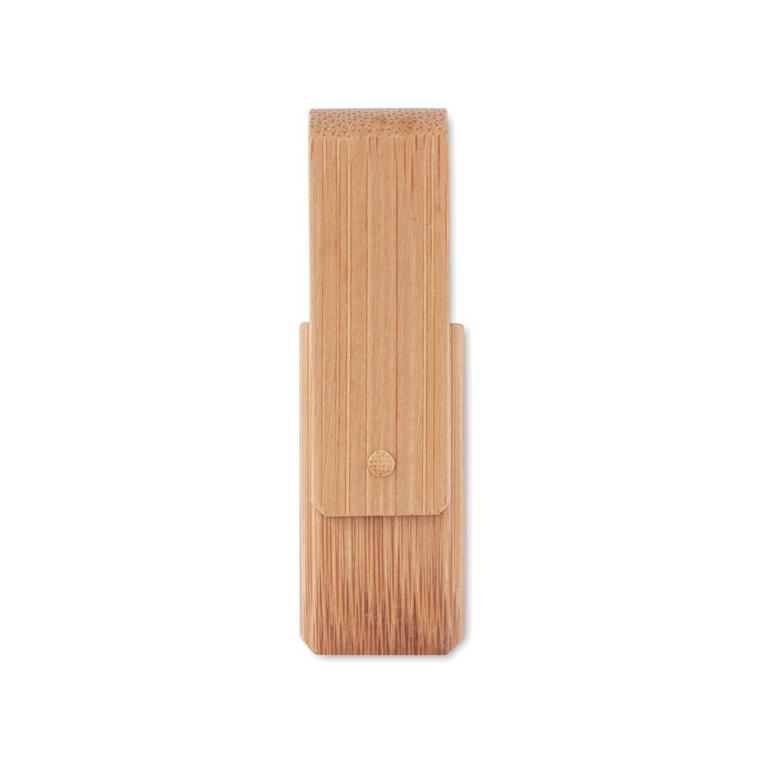USB din bambus 16GB TECHI Natur