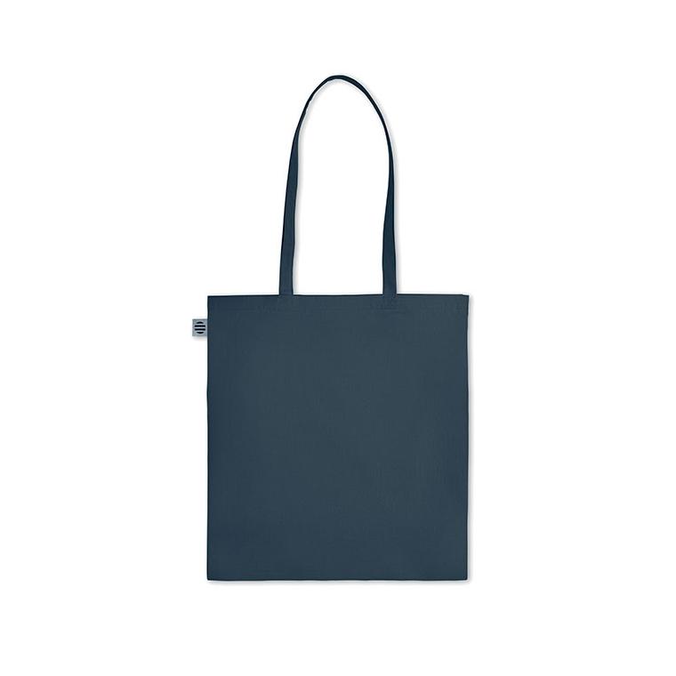 Sacoșă din bumbac organic ZIMDE COLOUR Navy 