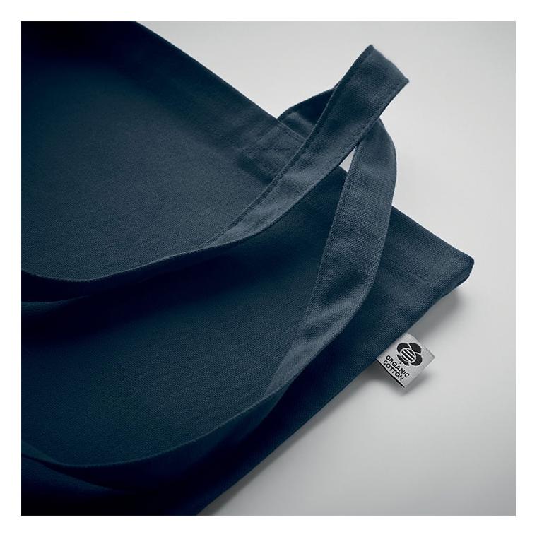 Sacoșă din bumbac organic ZIMDE COLOUR Navy 