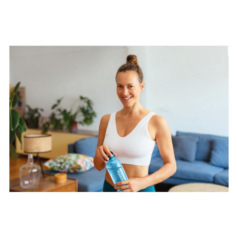 Sticlă de 470 ml PRAGA Turquoise