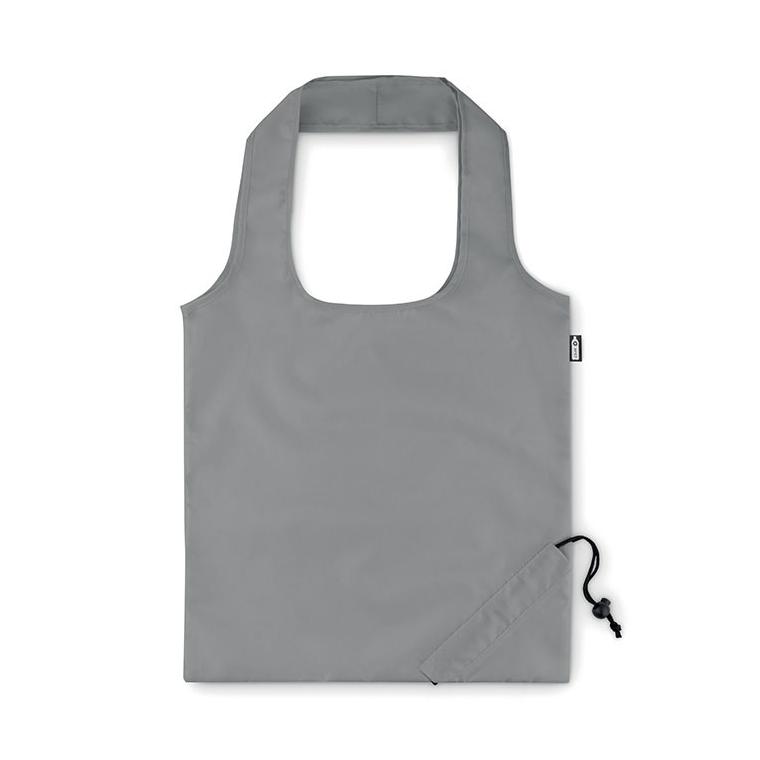 Sacoșă pliabilă din RPET FOLDPET Gri închis