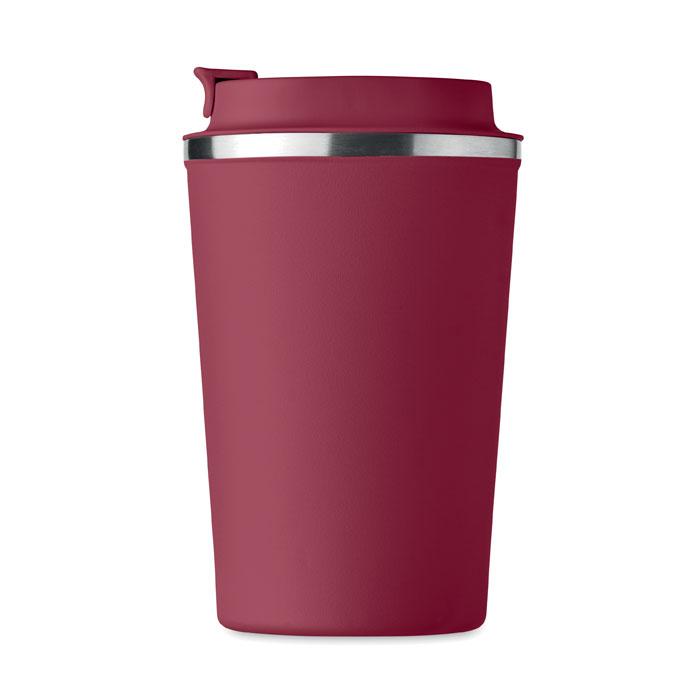 Pahar cu perete dublu 350 ml BRACE Vișiniu
