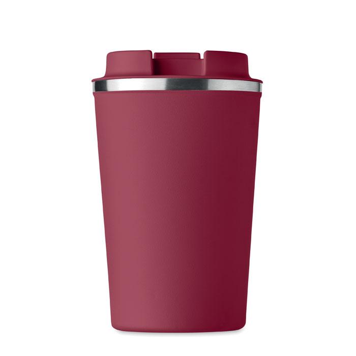Pahar cu perete dublu 350 ml BRACE Vișiniu