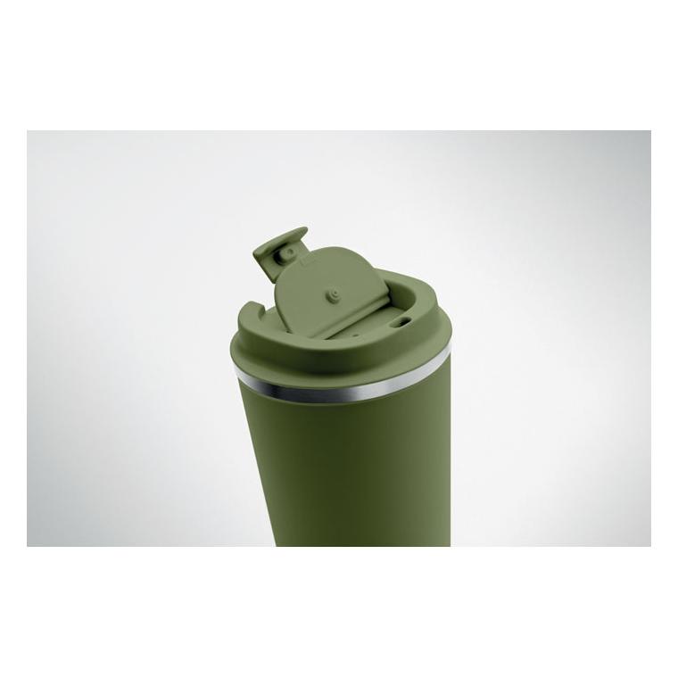 Pahar cu perete dublu 350 ml BRACE Verde Inchis