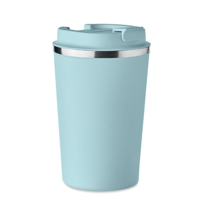 Pahar cu perete dublu 350 ml BRACE Albastru deschis