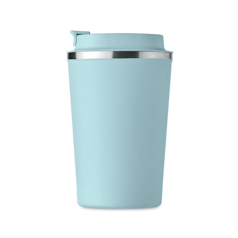 Pahar cu perete dublu 350 ml BRACE Albastru deschis